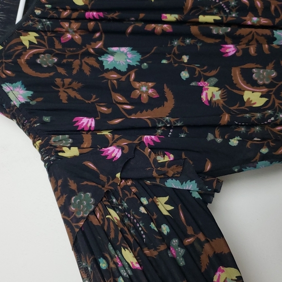 Free People Floral Wildflower Honey Print Top Size S - Picture 7 of 12